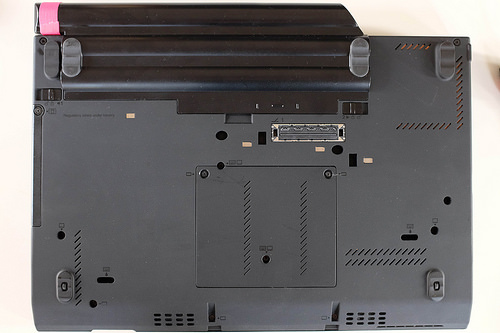 Underside of the x230